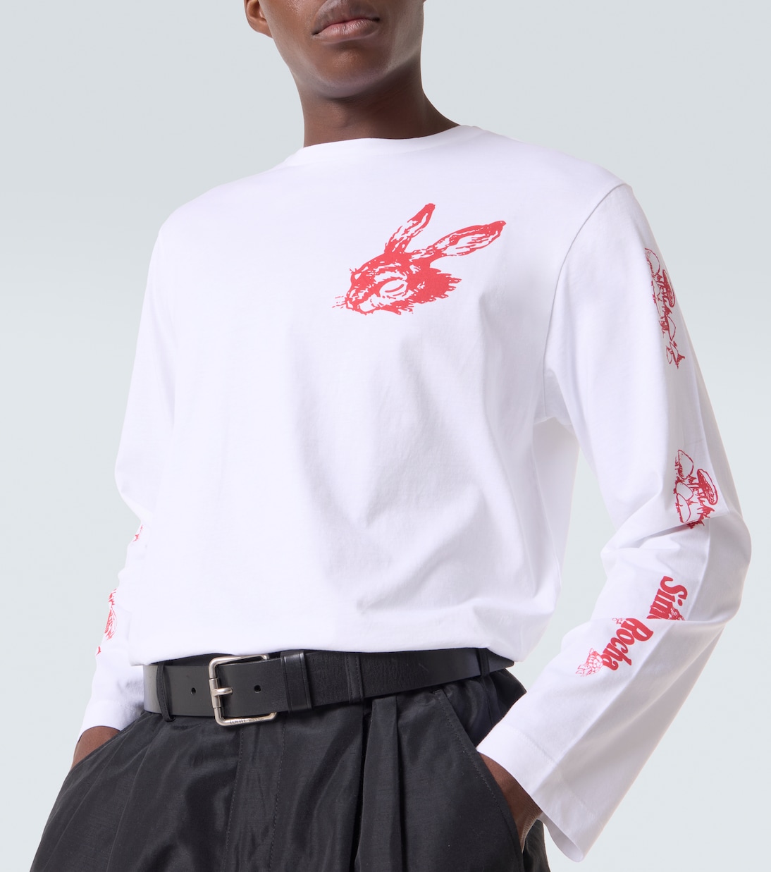 Longsleeve Tortoise & Hare aus Baumwoll-Jersey | Simone Rocha