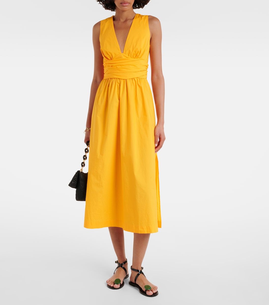 Midikleid Mimosa aus Baumwolle | Heidi Klein