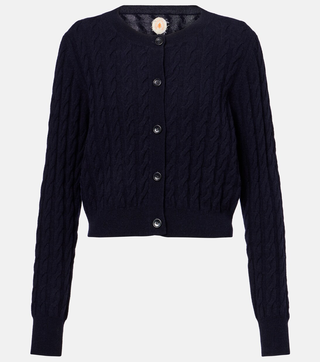 Cable-knit wool and cashmere cardigan | Jardin des Orangers