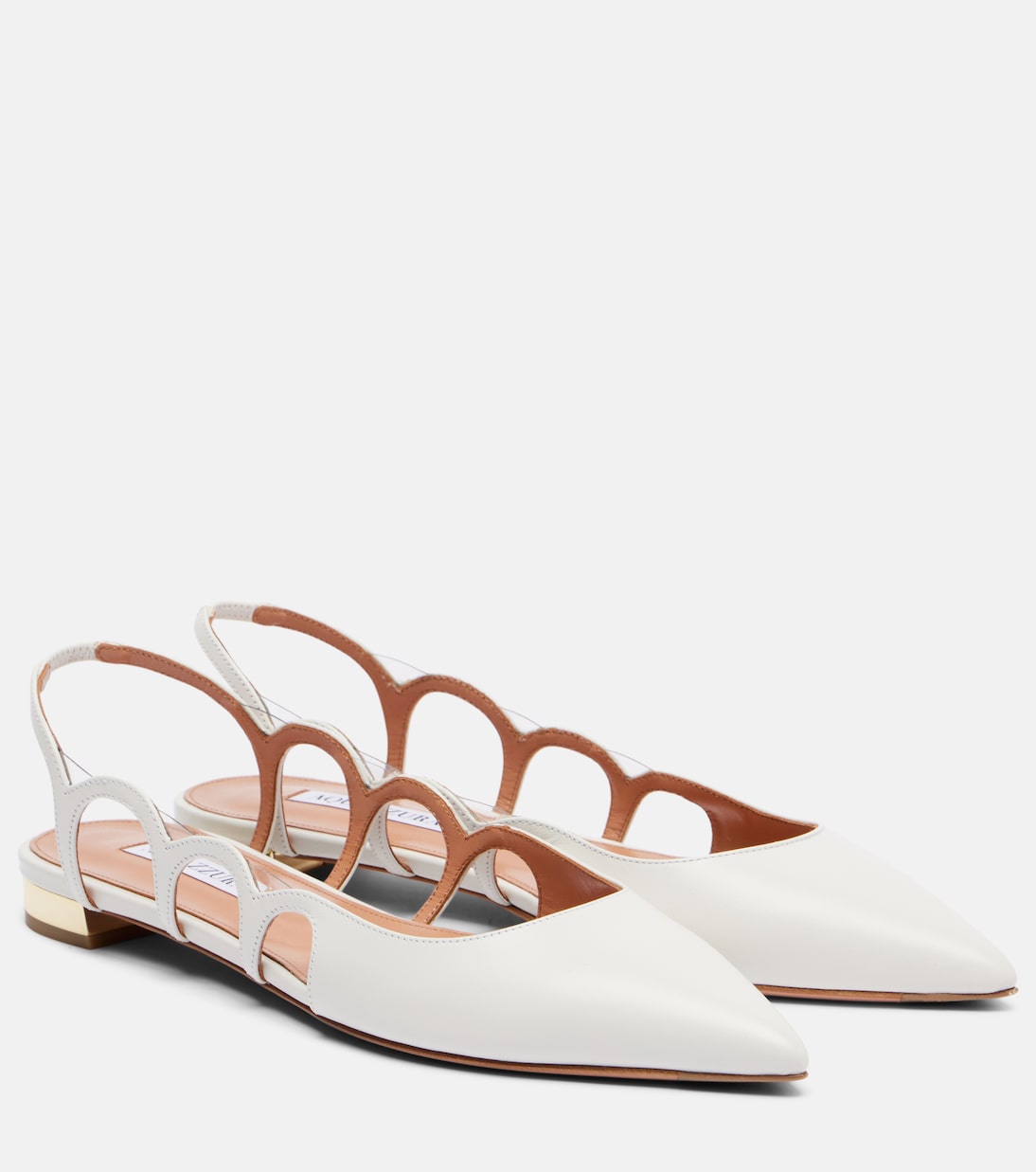 Endless Love leather slingback flats | Aquazzura
