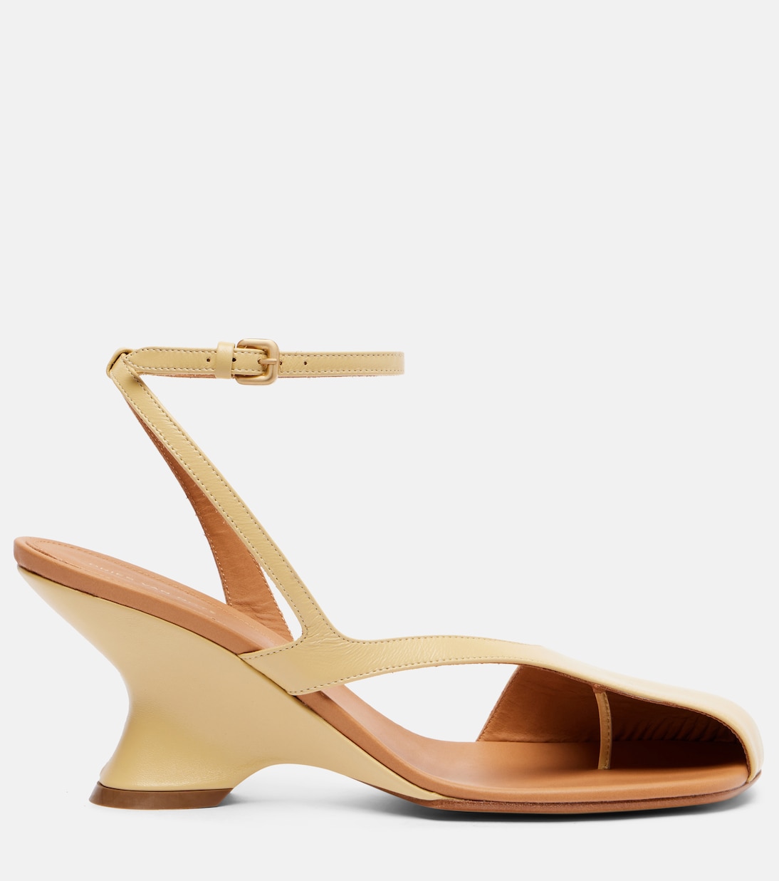 75 leather wedge sandals | Dries Van Noten