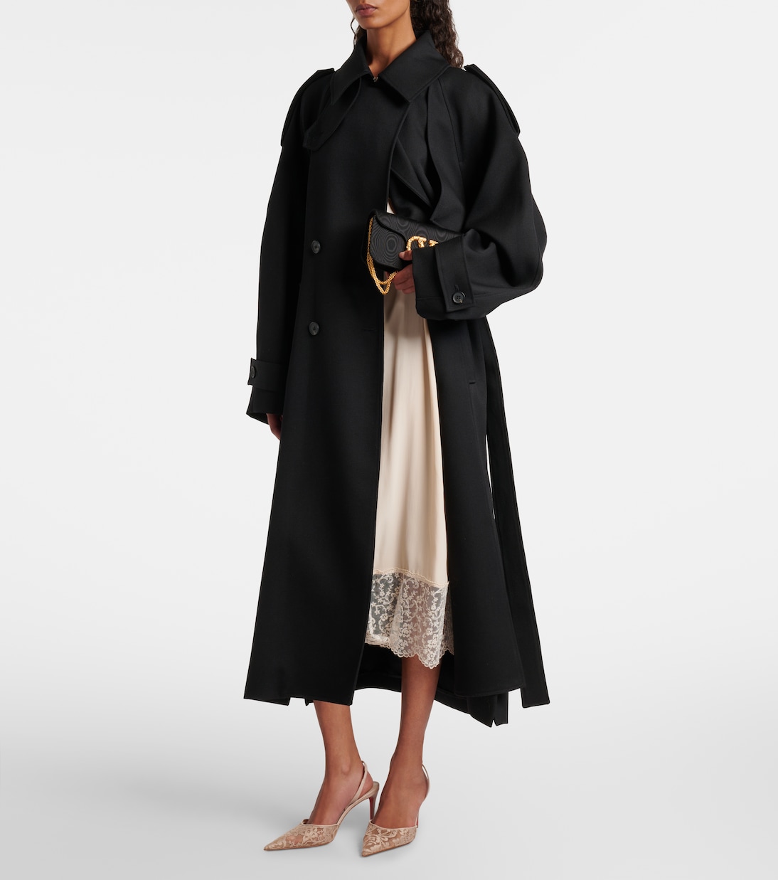 Slingback-Pumps aus Spitze | Christian Louboutin