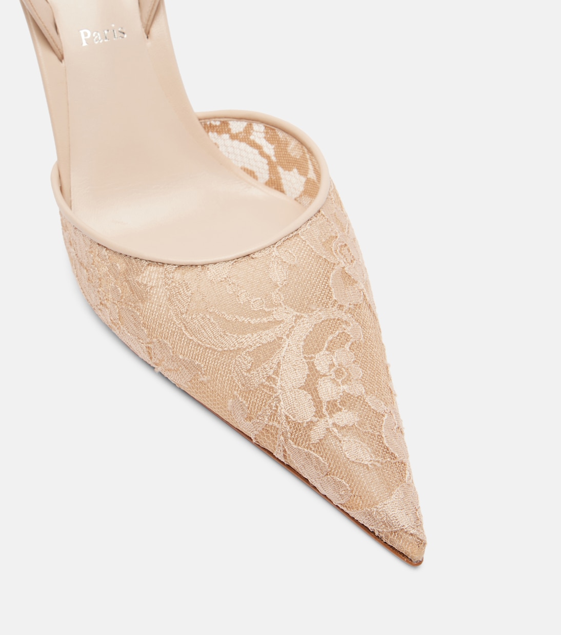 Slingback-Pumps aus Spitze | Christian Louboutin