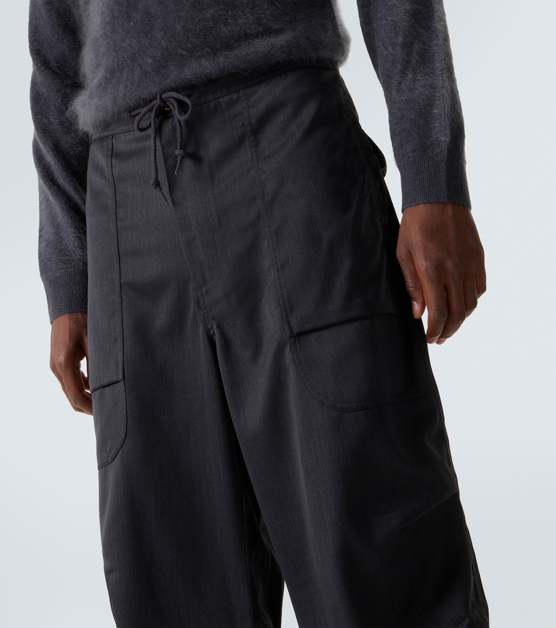 Mid-rise cargo pants | Entire Studios
