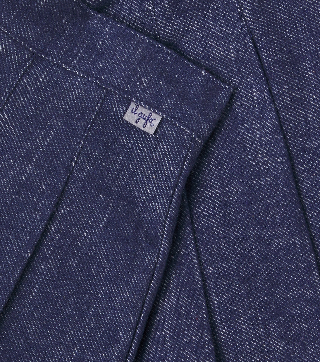 Falda de denim plisada | Il Gufo