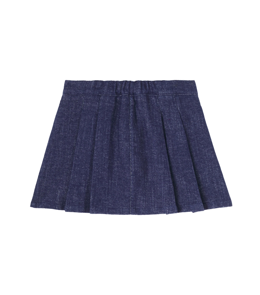 Falda de denim plisada | Il Gufo