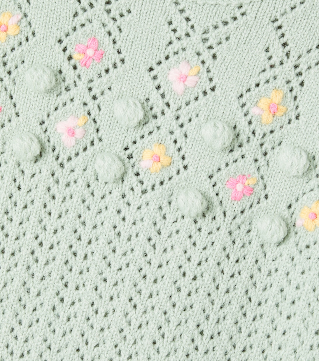 Vakita embroidered open-knit sweater | Louise Misha