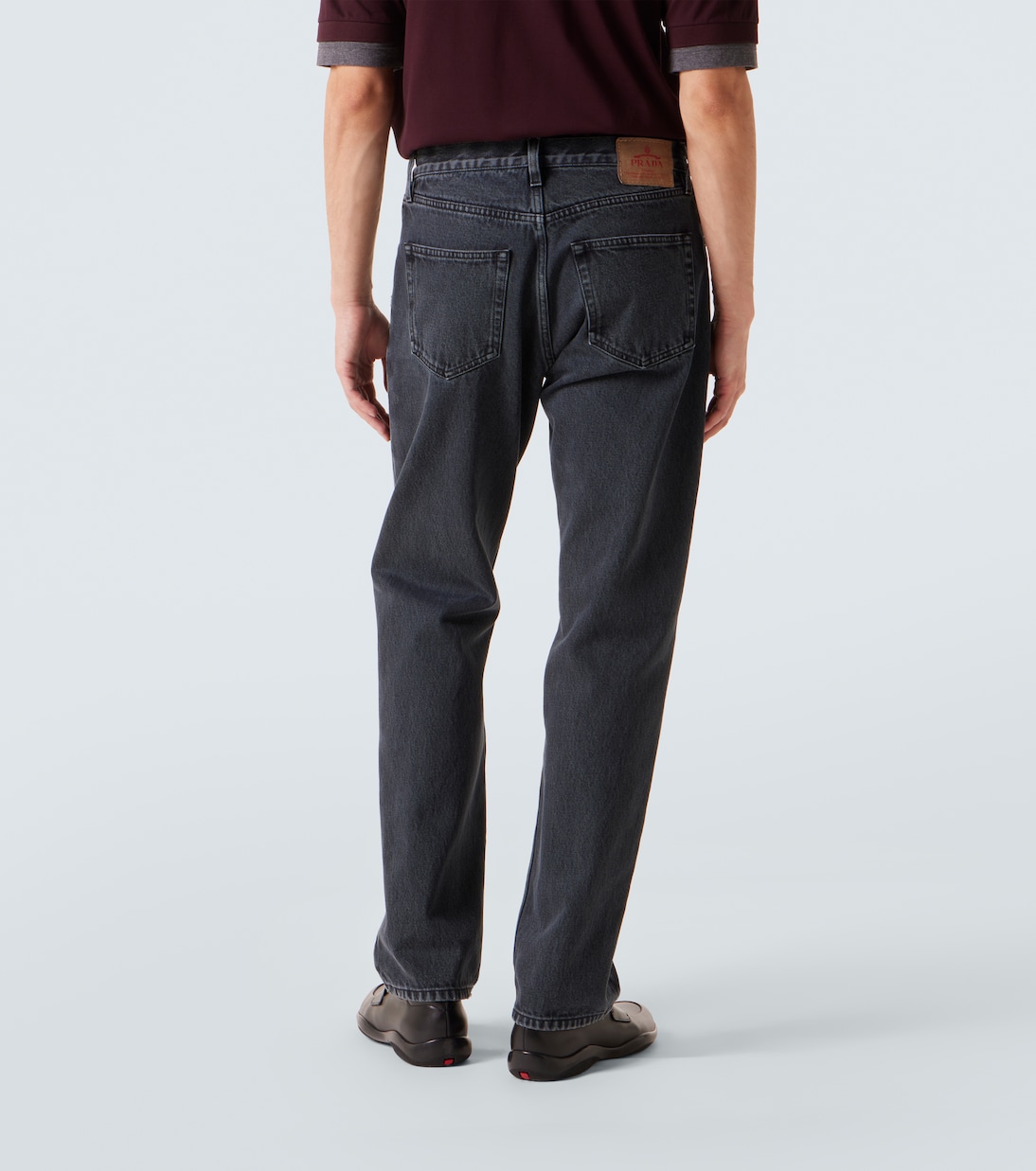 Mid-rise straight jeans | Prada