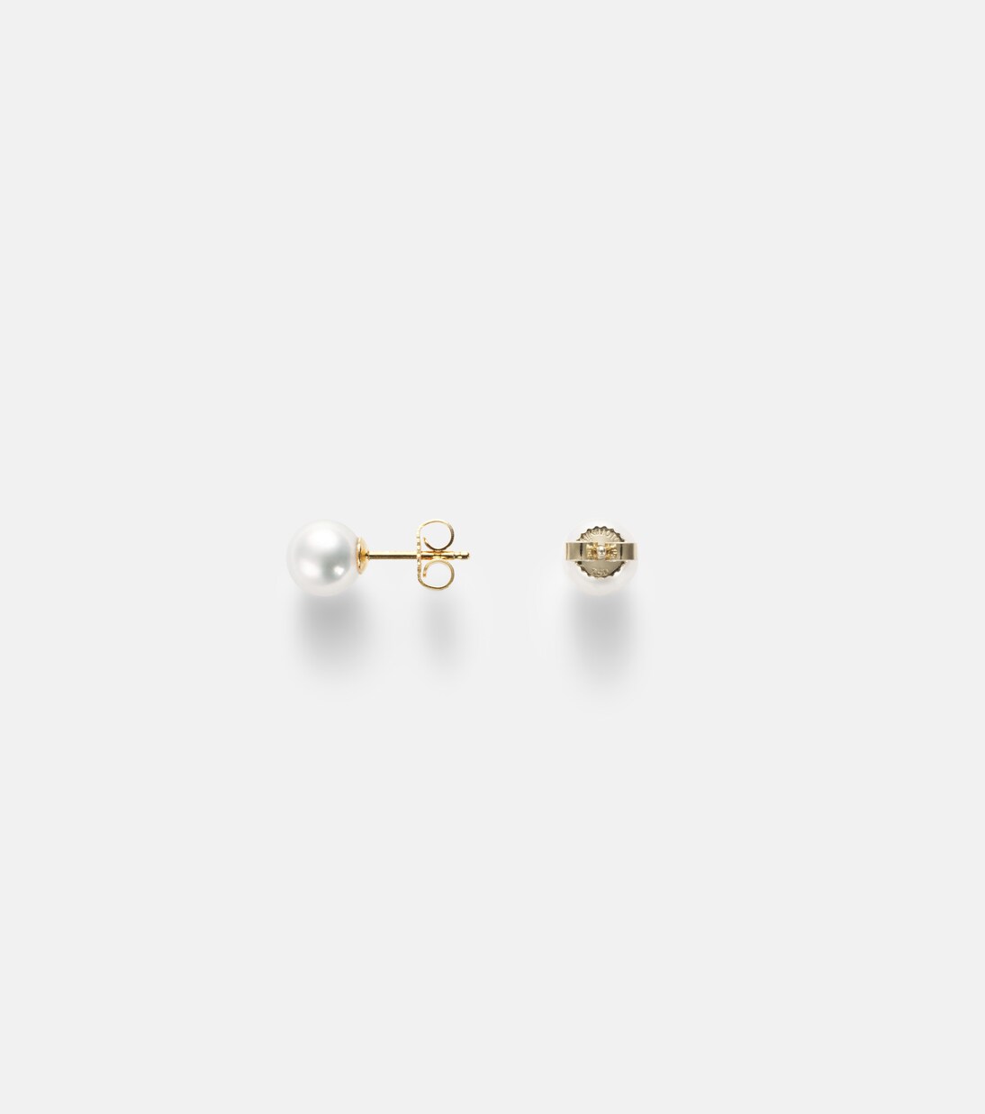 18kt gold earrings with akoya pearls | Mikimoto