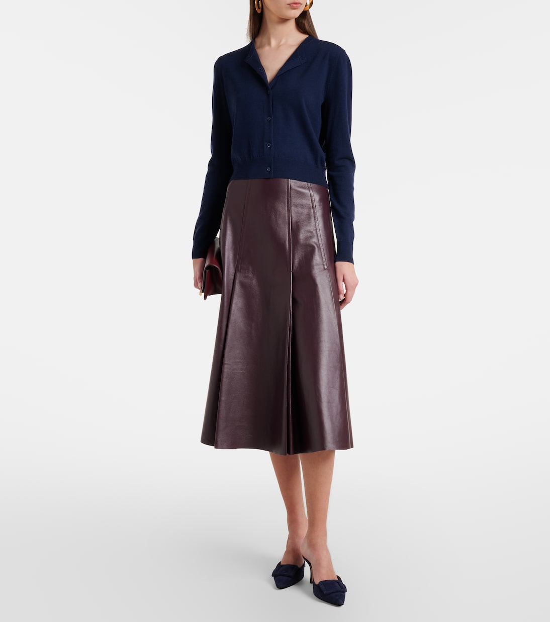 Cardigan raccourci en laine | Carolina Herrera