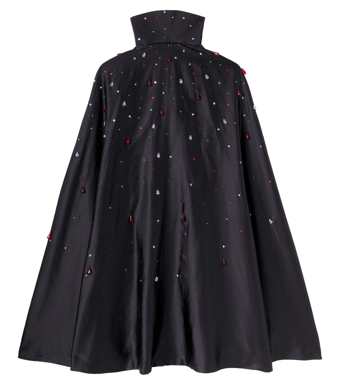 Cape Transylvania en satin à ornements | Tutu Du Monde