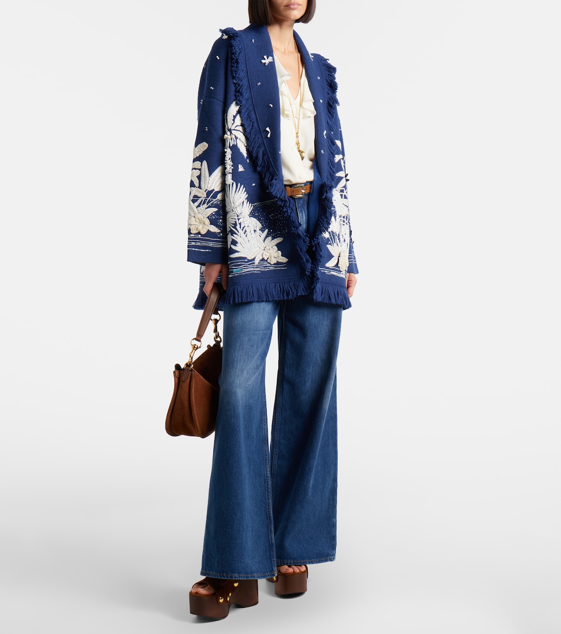 Postcard From Paradise wool cardigan | Alanui