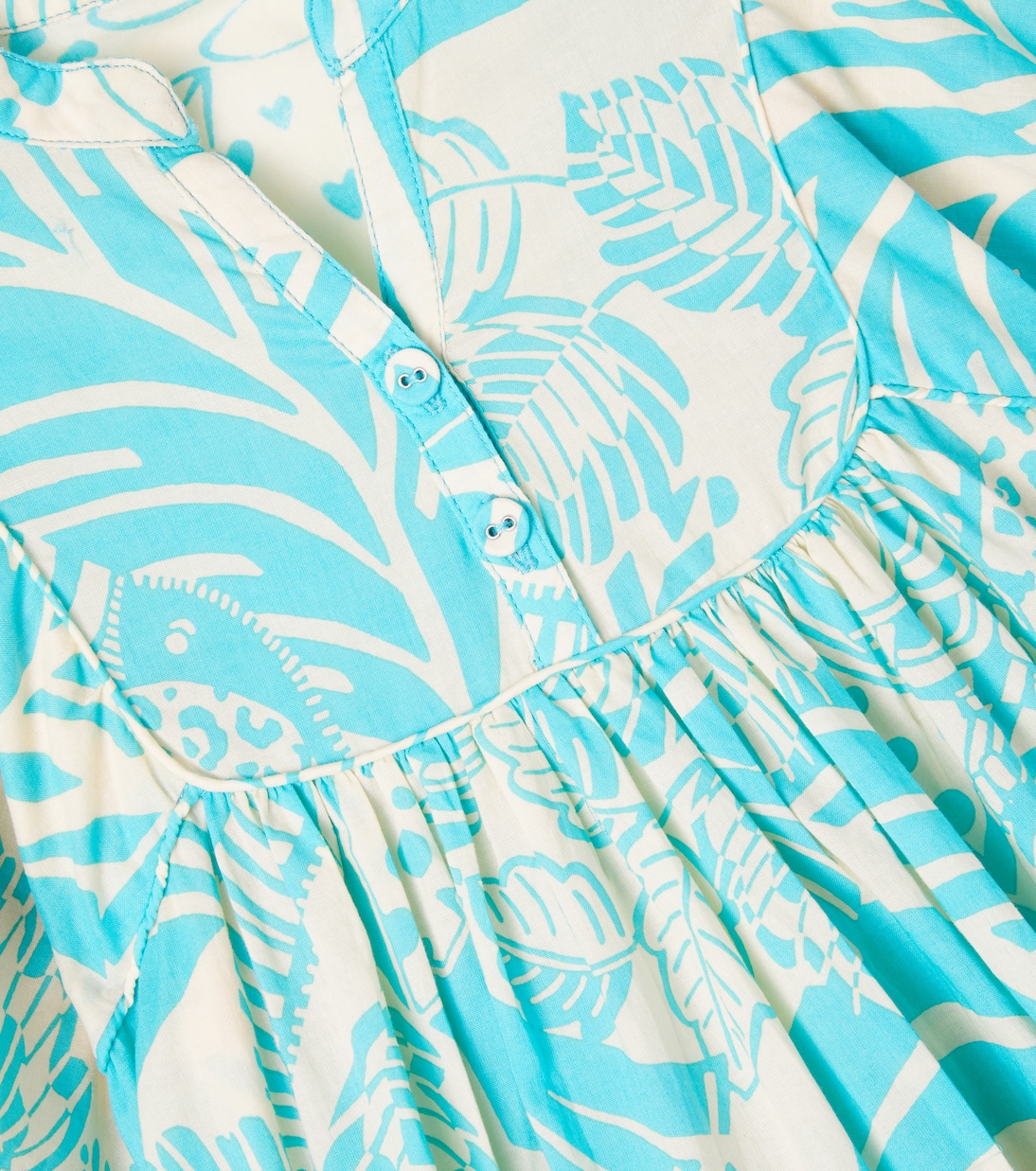 Cruz floral cotton dress | Poupette St Barth Kids