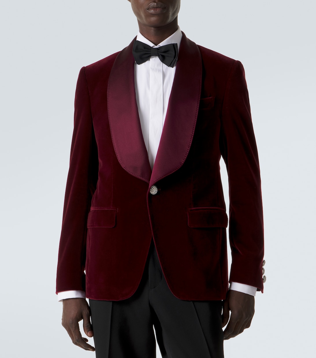 Smokingjacke aus Samt | Dolce&Gabbana