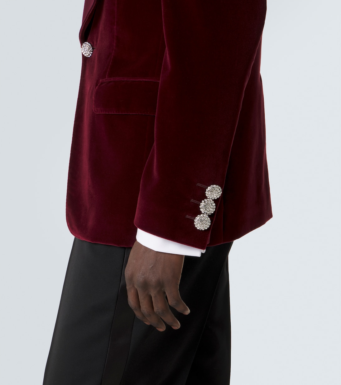 Smokingjacke aus Samt | Dolce&Gabbana