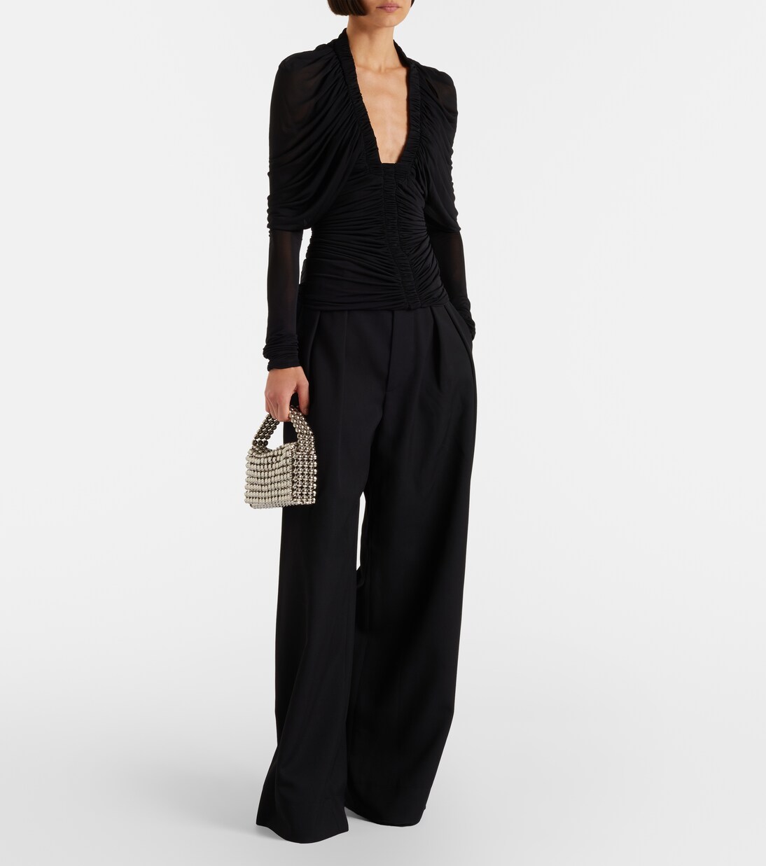 Ruched jersey top | Christopher Esber