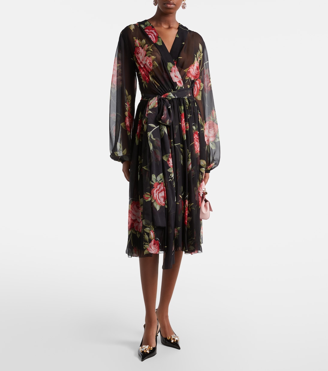 Embellished patent leather slingback pumps | Dolce&Gabbana