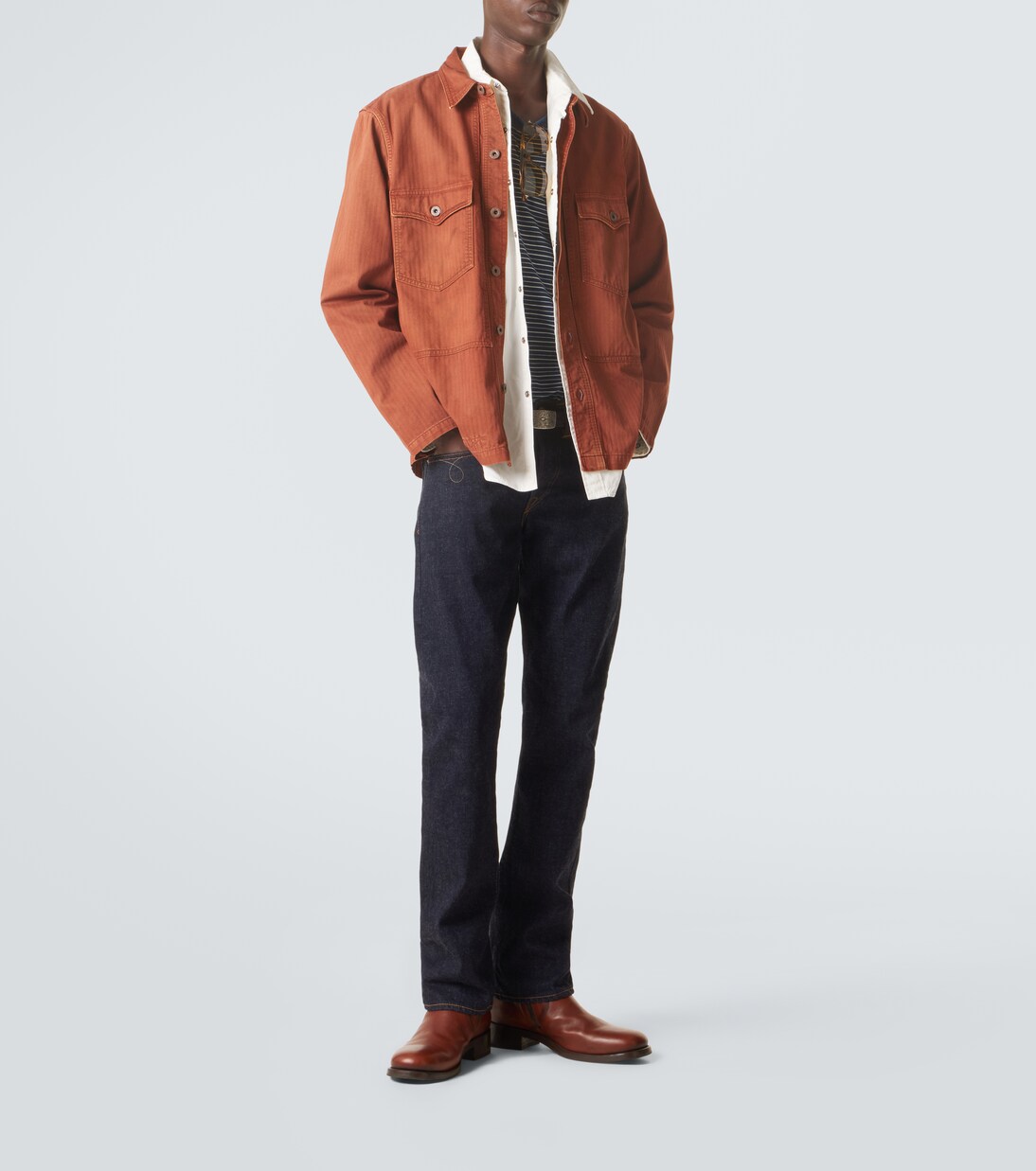 Hemdjacke aus Denim | RRL