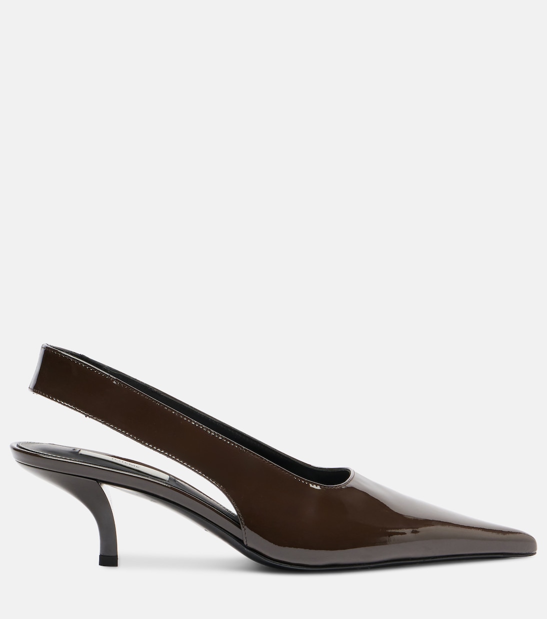 Slingback-Pumps aus Lackleder | Toteme