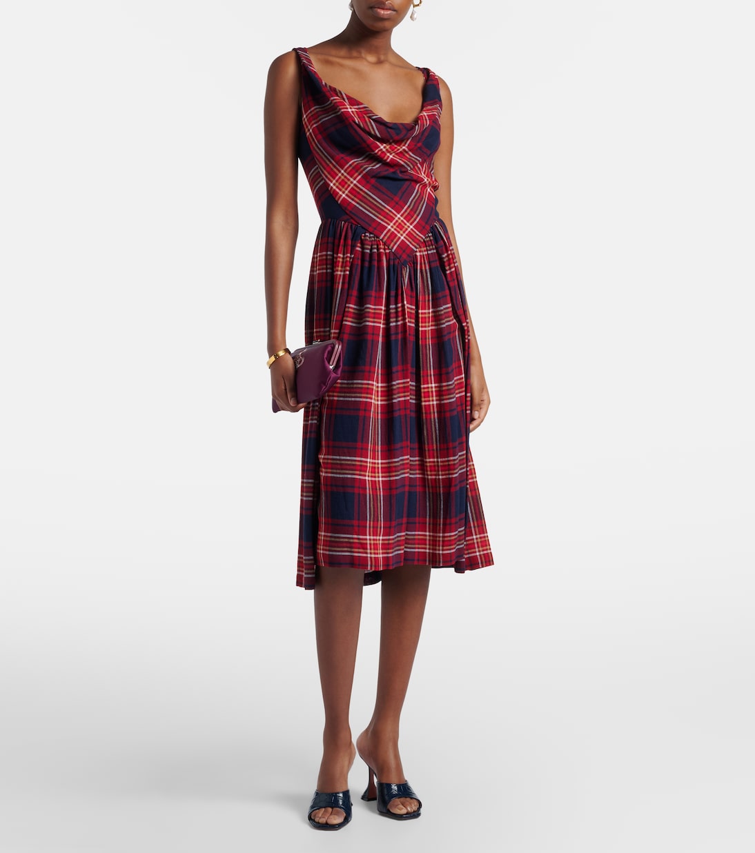 Pantoletten Lupita aus Leder  | Amina Muaddi