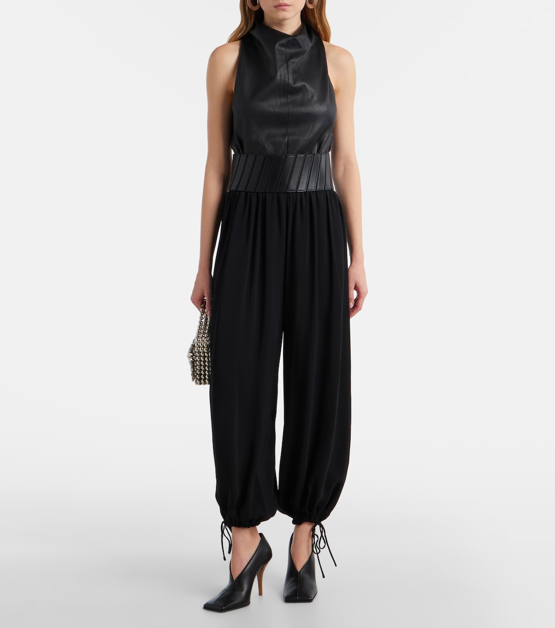 Top Aurea in pelle | Stouls