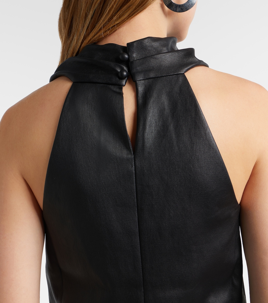 Top Aurea in pelle | Stouls