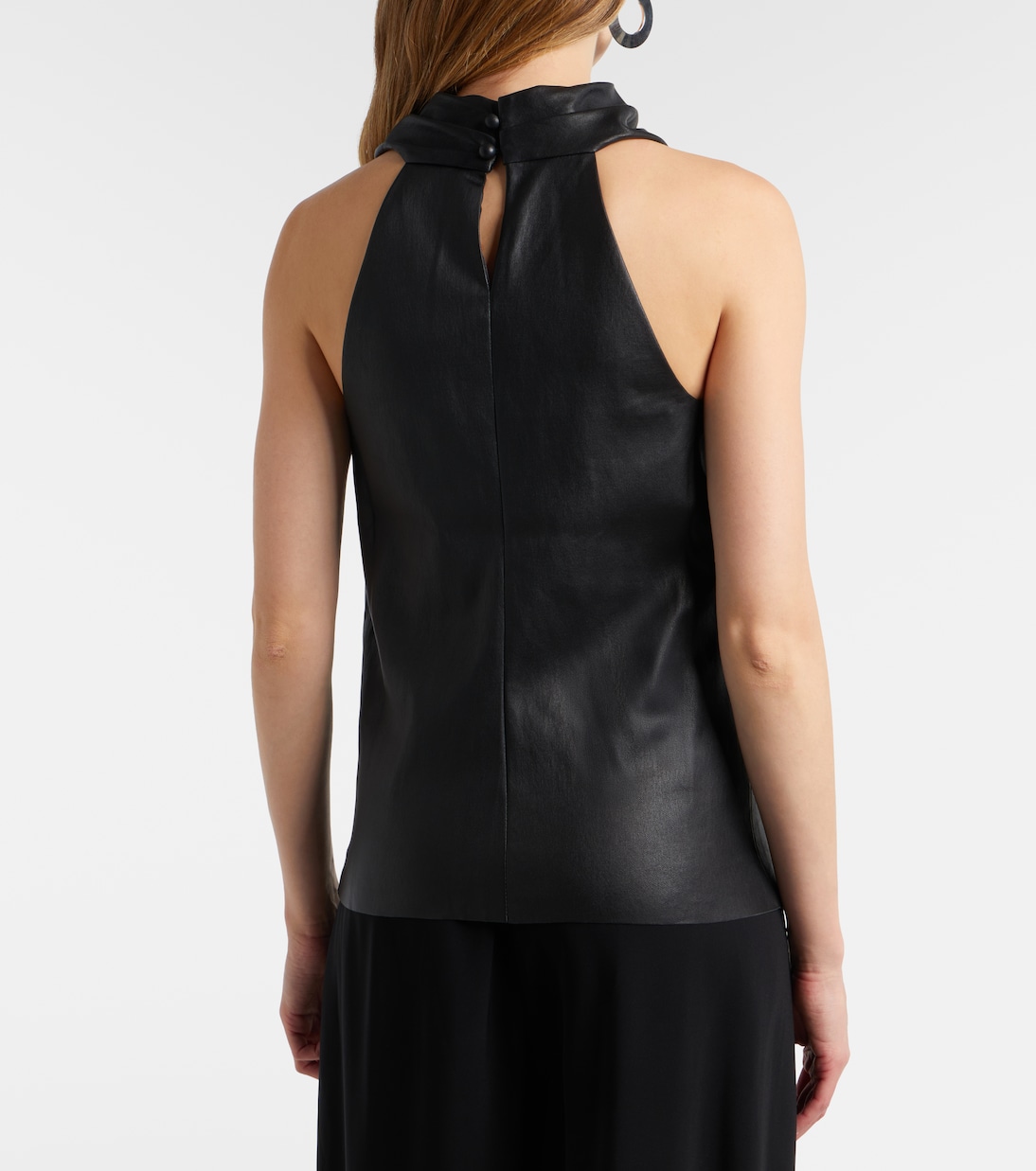 Top Aurea in pelle | Stouls