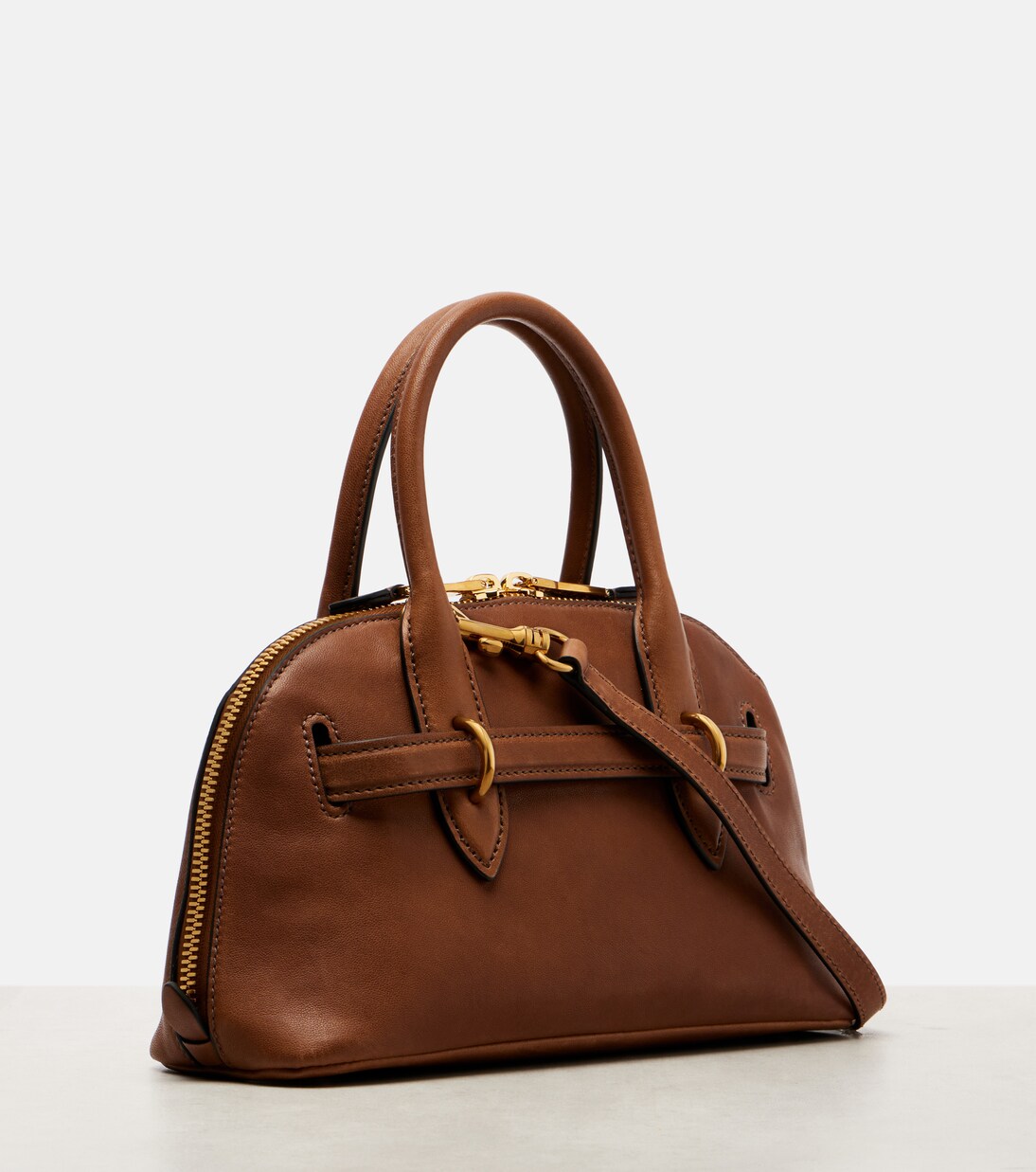Adventure leather tote bag | Miu Miu
