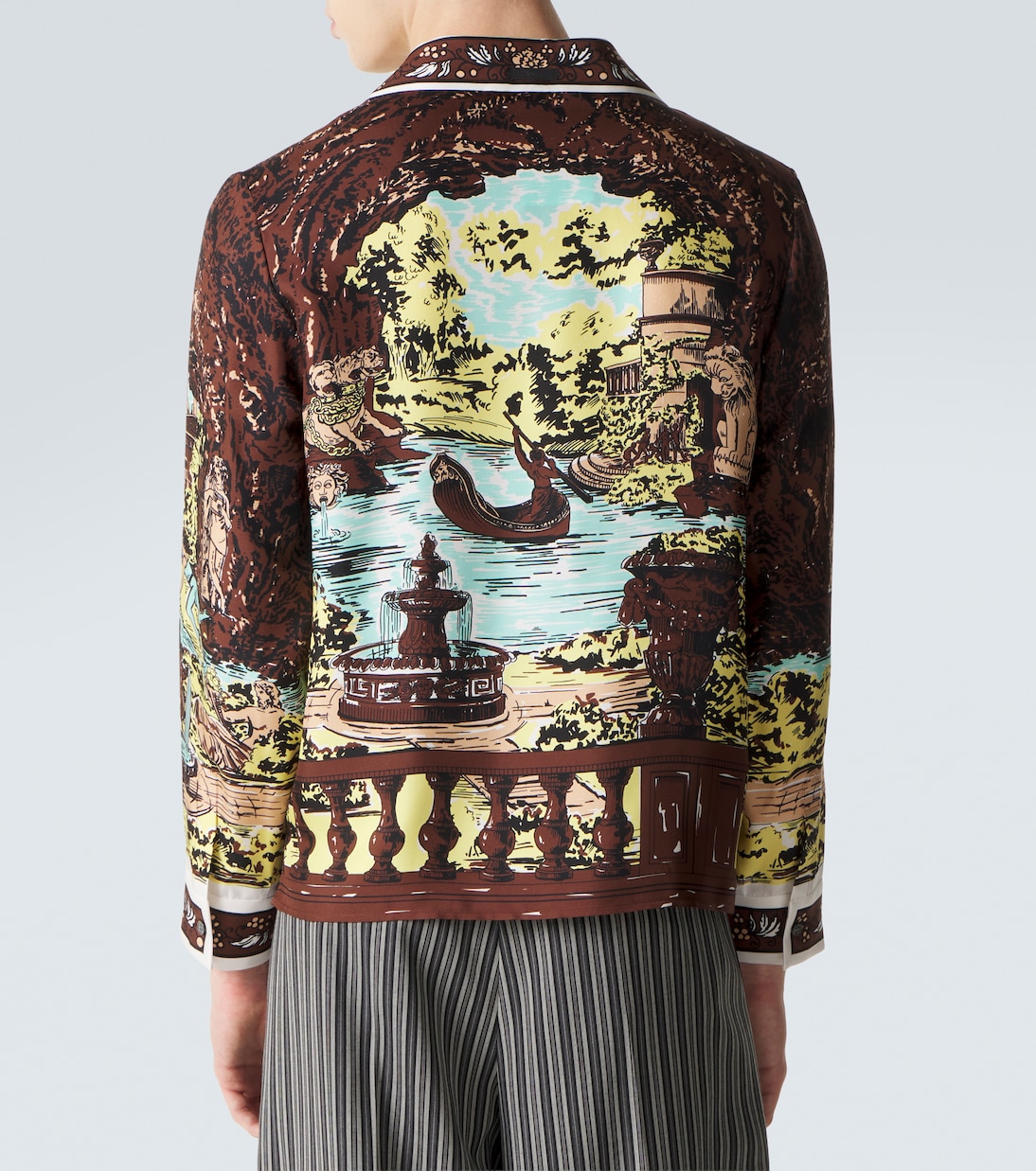 Printed silk shirt | Versace