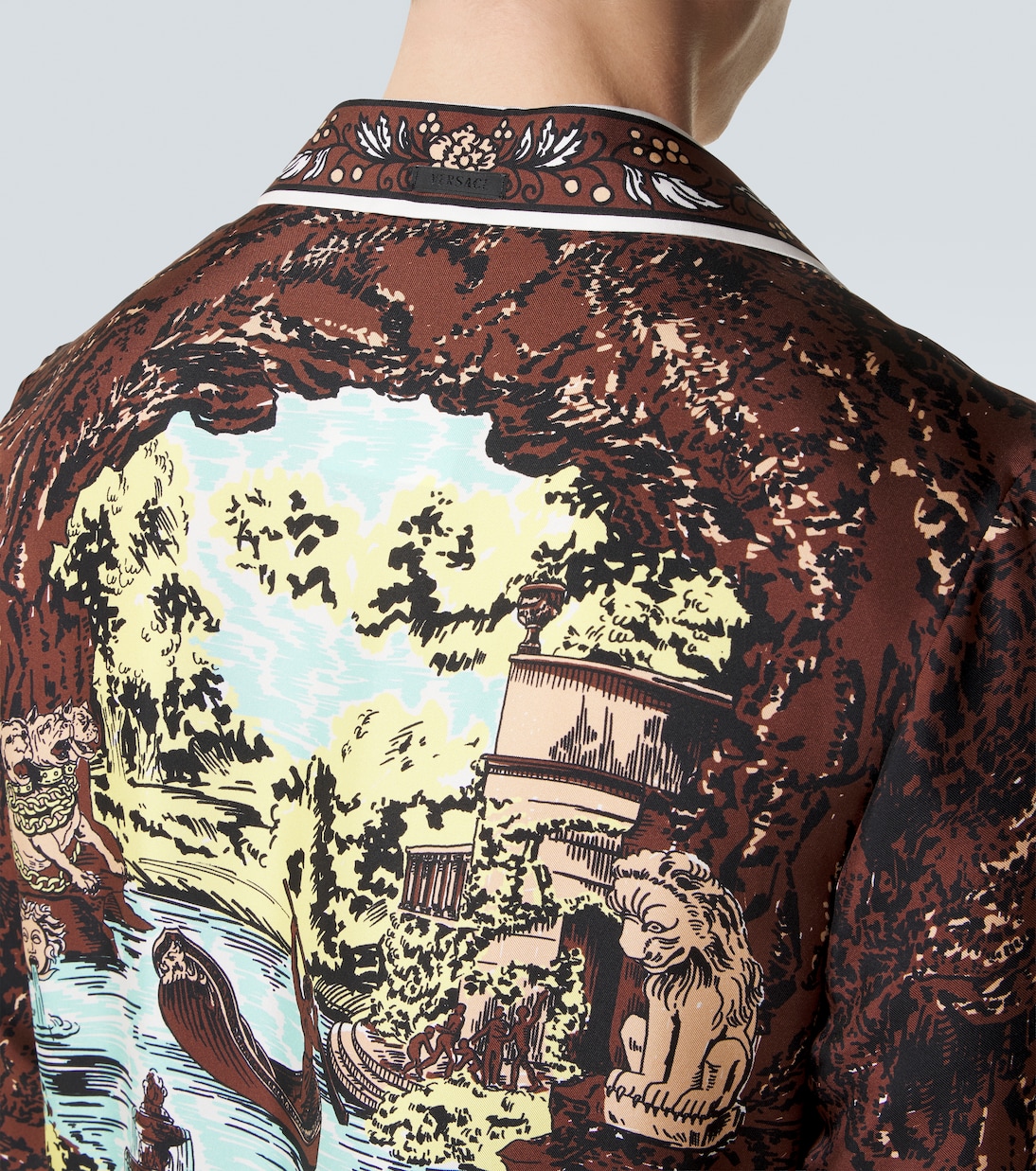 Printed silk shirt | Versace