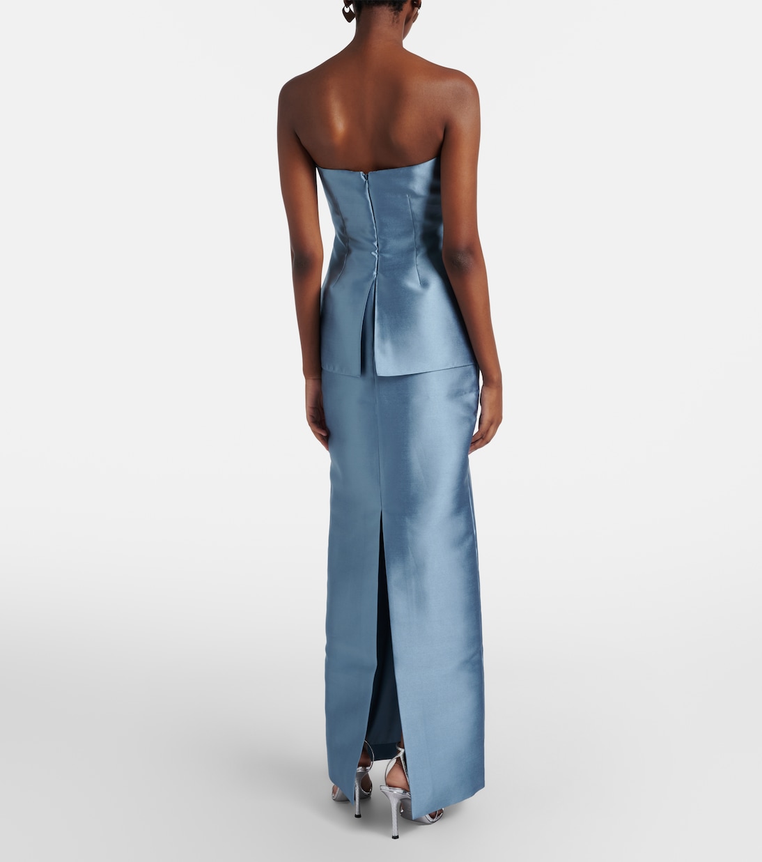 Robe Lucille aus Satin | Solace London