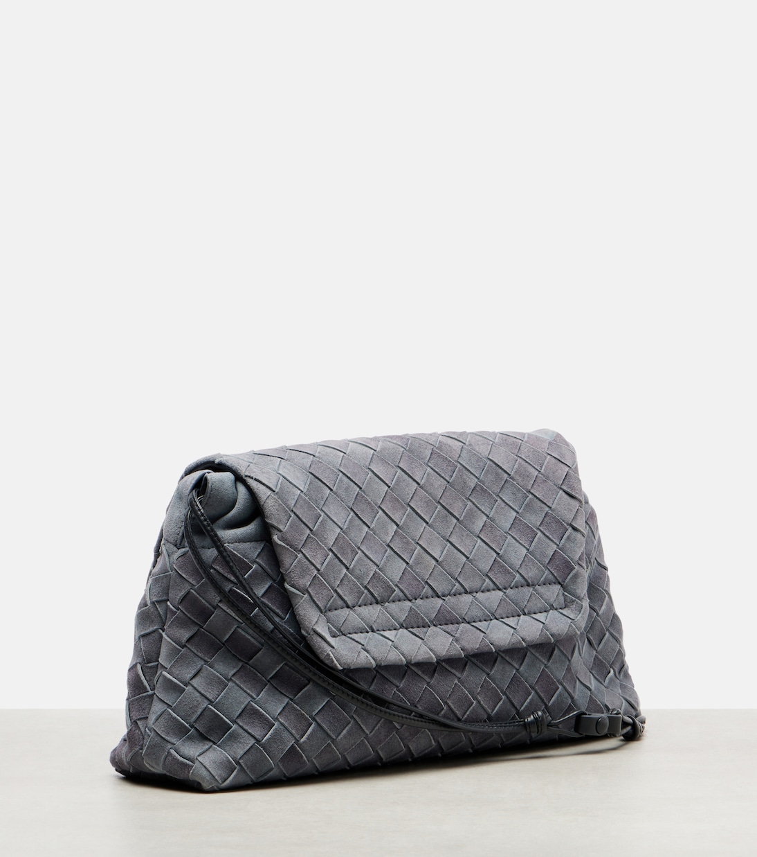 Schultertasche Giorno aus Veloursleder | Bottega Veneta