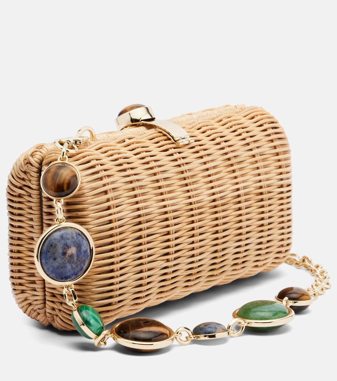Pochette Poppy en osier à ornements | Judith Leiber Couture