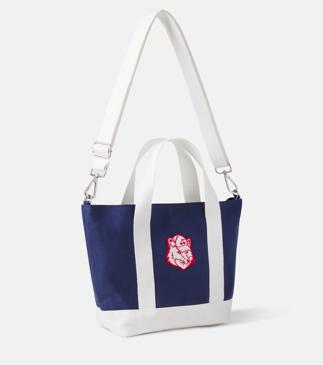 x Kitsuné Lane canvas tote bag | Bonpoint