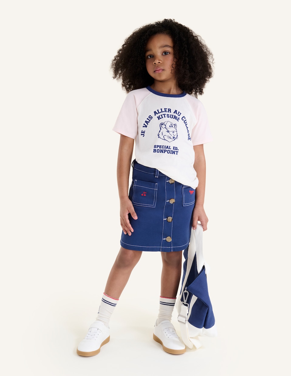 x Maison Kitsuné Lane帆布托特包 | Bonpoint