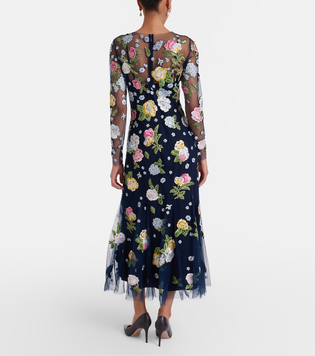 Embroidered cocktail dress | Carolina Herrera