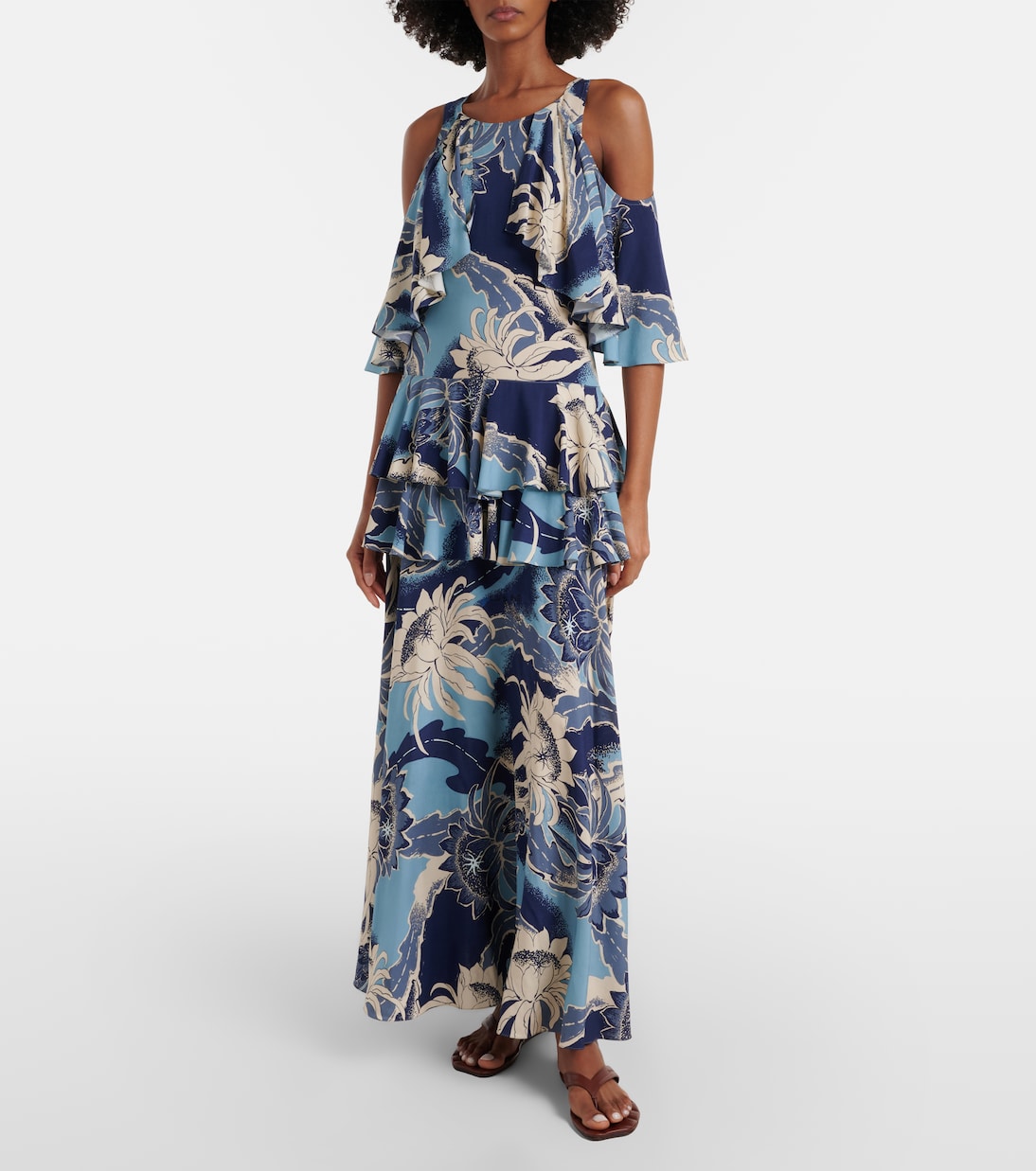 Bedrucktes Maxikleid | JW Anderson