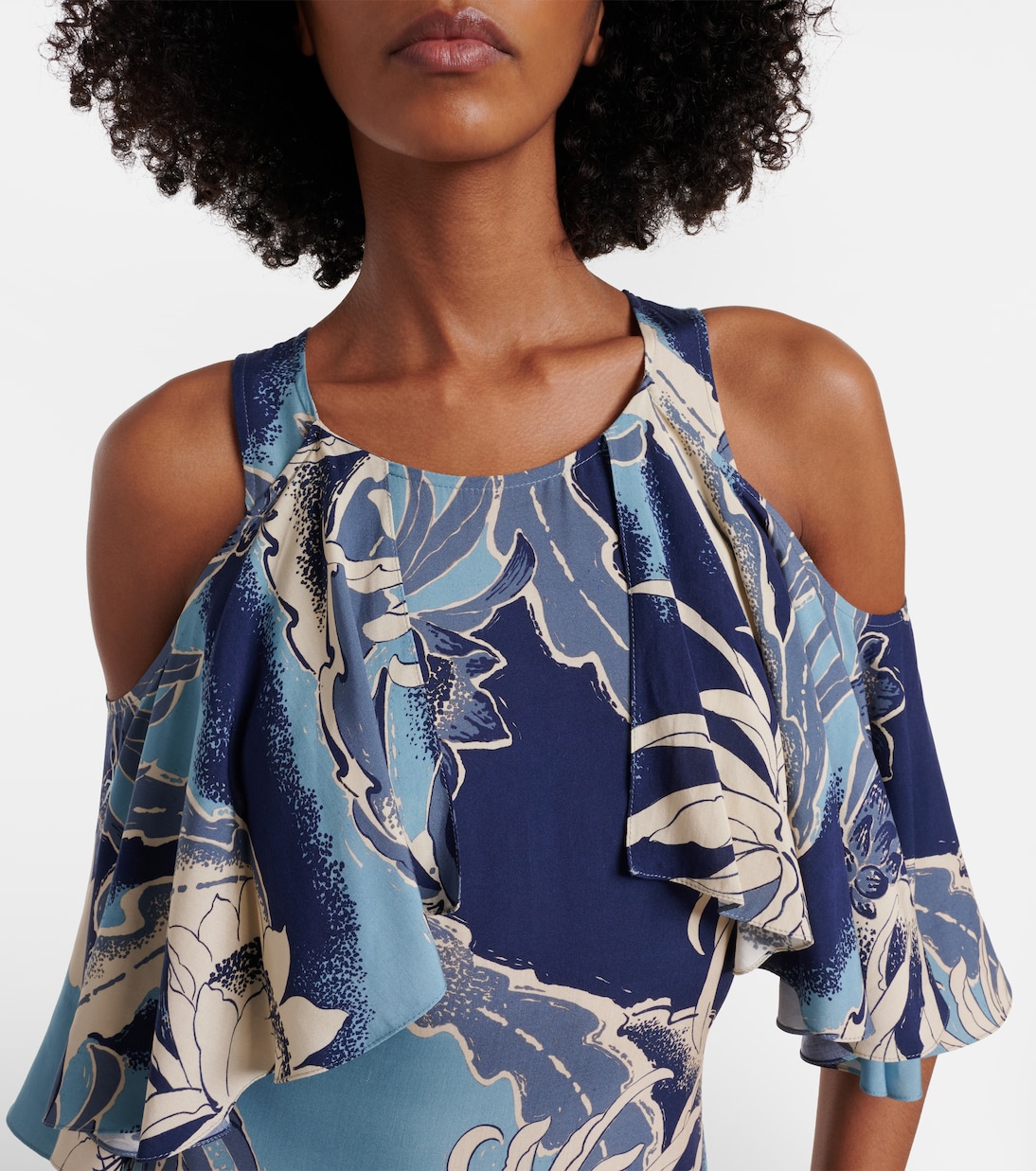 Bedrucktes Maxikleid | JW Anderson