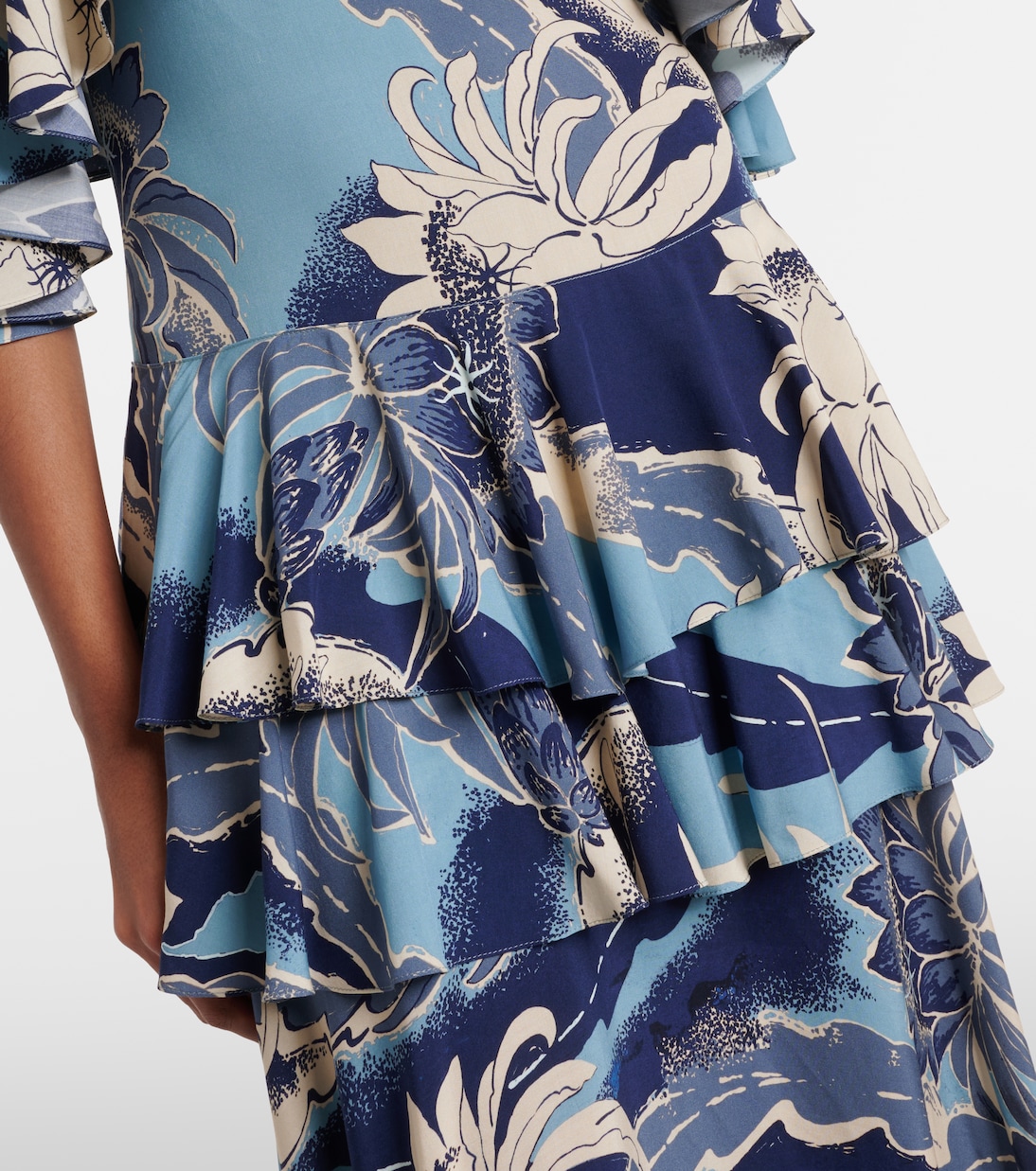 Bedrucktes Maxikleid | JW Anderson