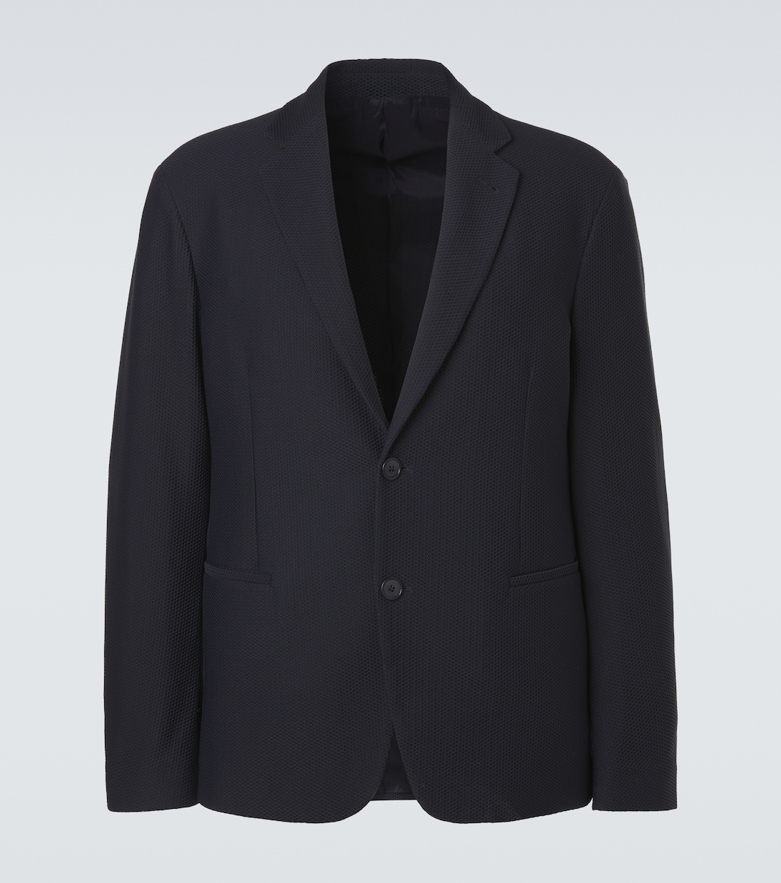 Waffle-knit blazer | Giorgio Armani