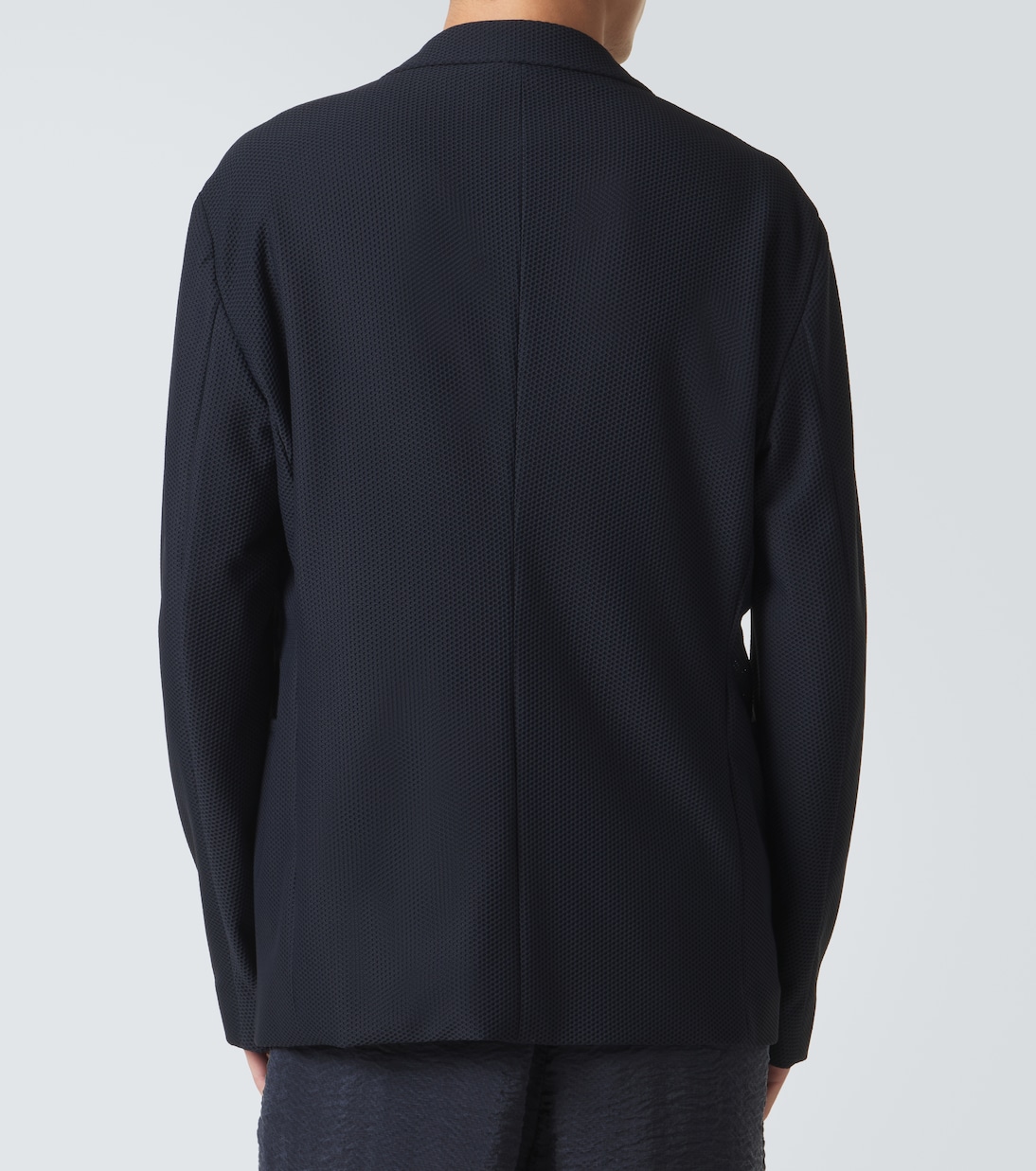 Blazer en maille gaufrée | Giorgio Armani
