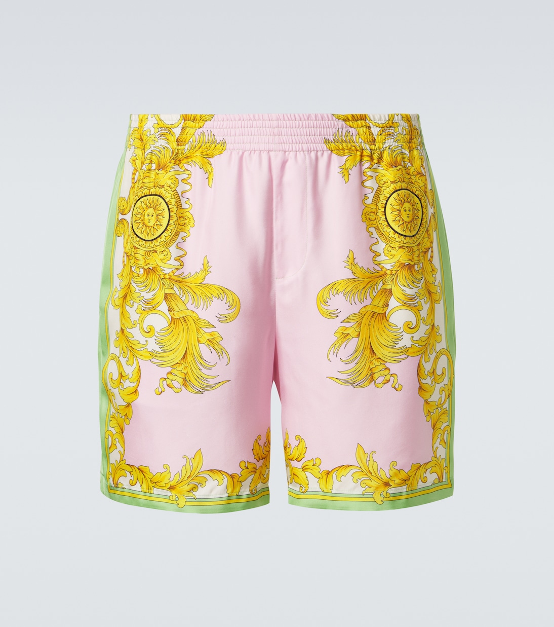 Printed silk shorts | Versace