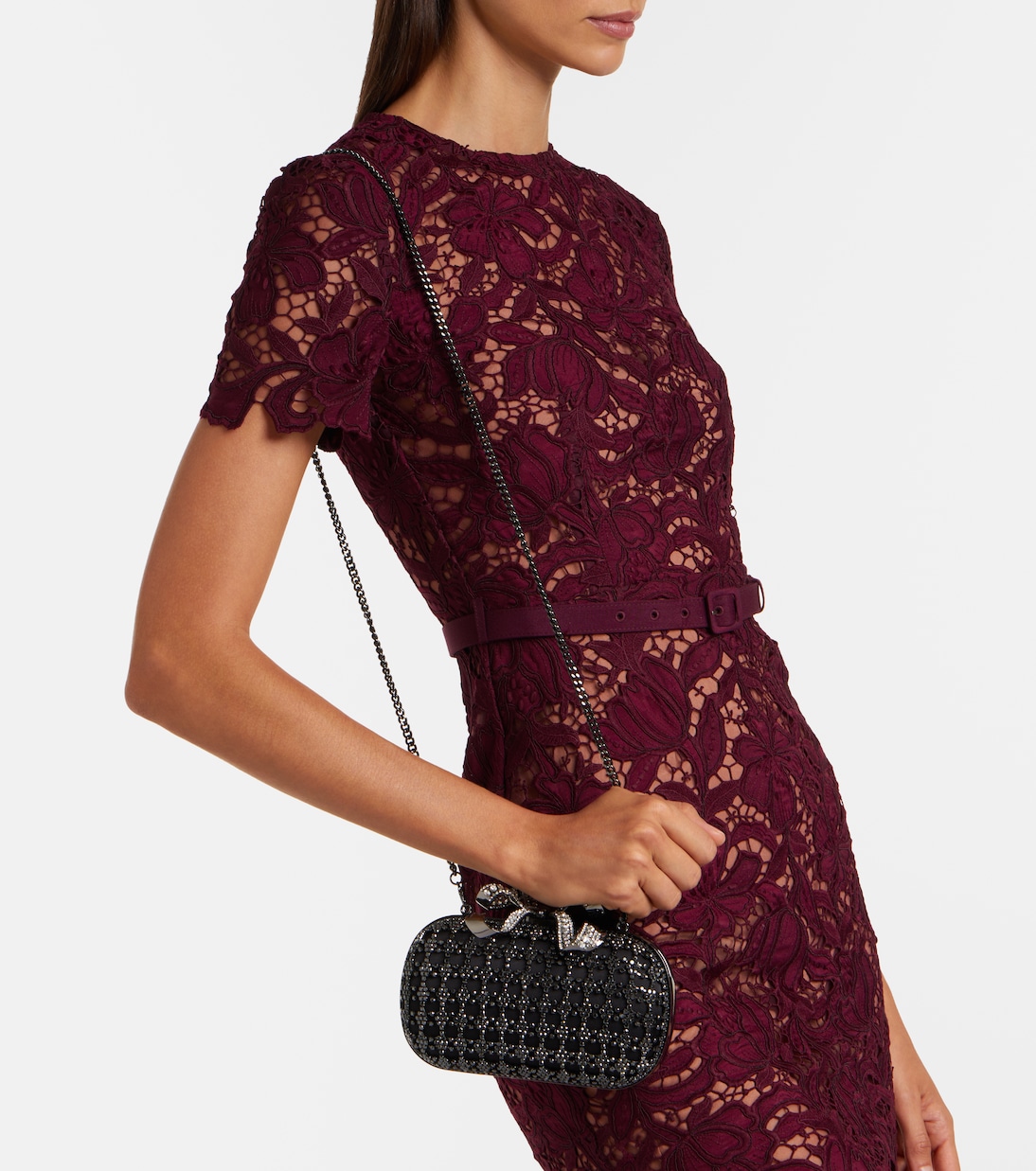 Small beaded clutch | Self-Portrait