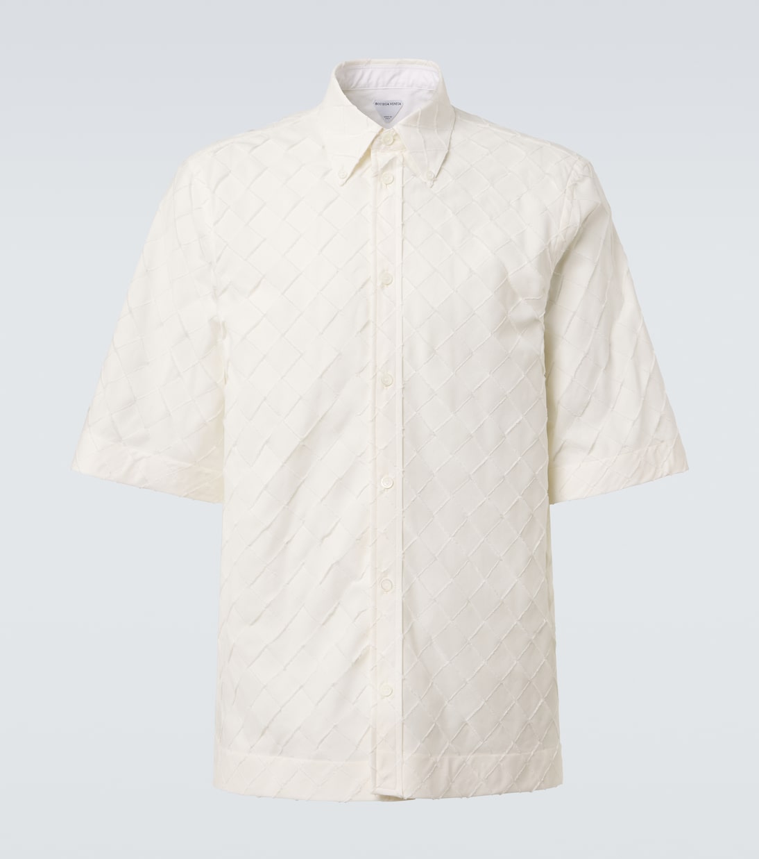 Intrecciato cotton poplin shirt  | Bottega Veneta