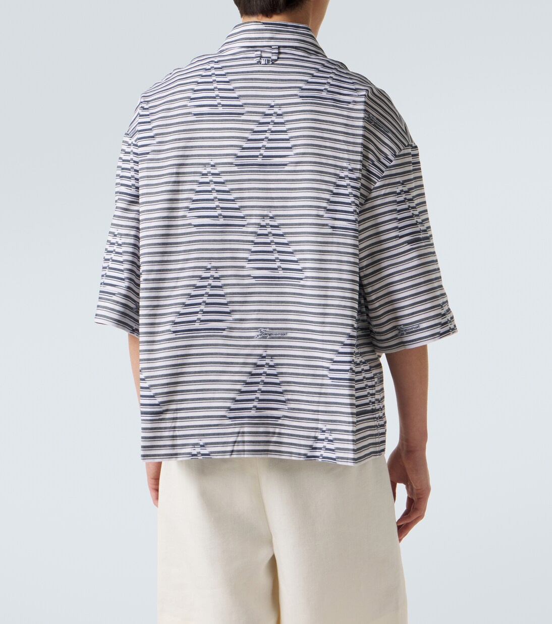 Plage striped cotton bowling shirt | Jacquemus