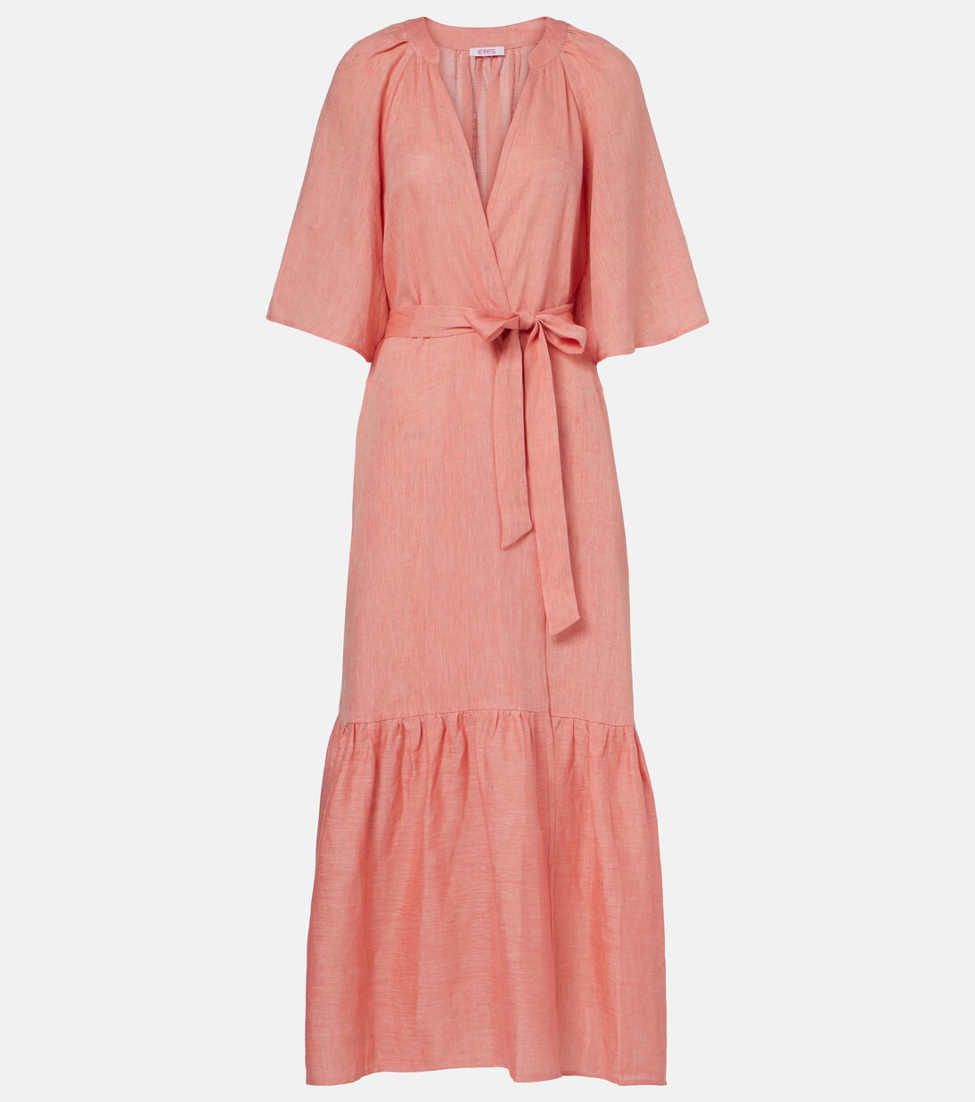 Audacieuse belted linen midi dress | Eres