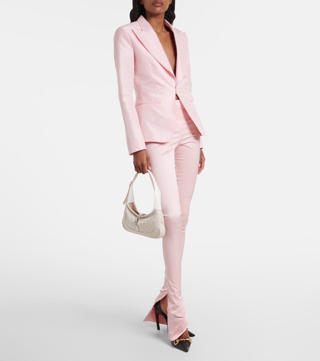 Jackie Slim Medium GG canvas shoulder bag | Gucci