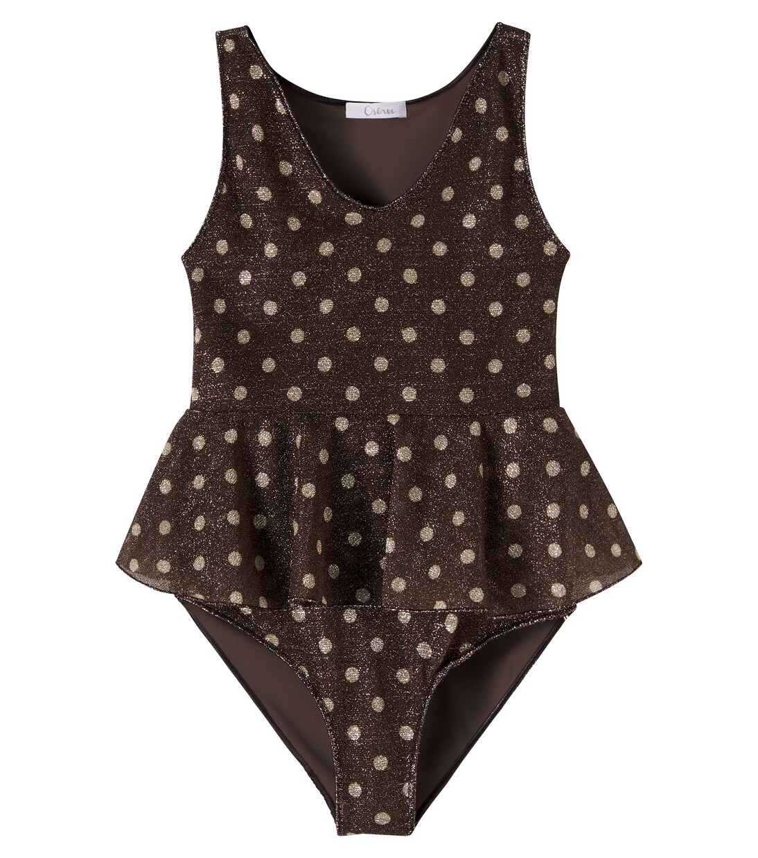 Osemini Lumière polka-dot ruffled swimsuit | Oséree Kids