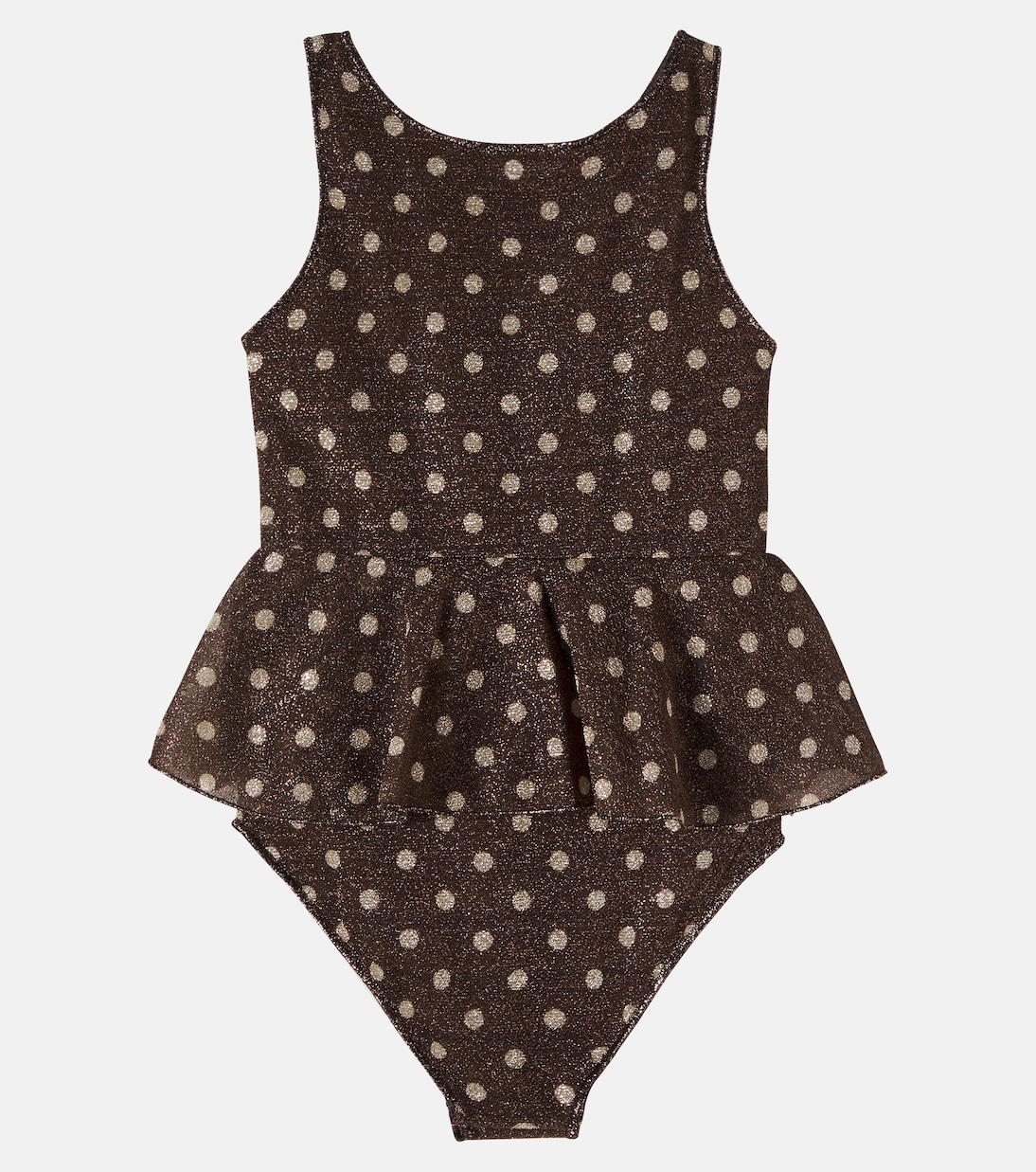 Osemini Lumière polka-dot ruffled swimsuit | Oséree Kids