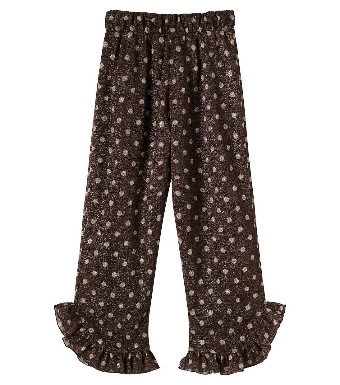 Osemini Lumière polka-dot ruffled pants | Oséree Kids